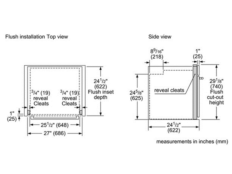 27" Bosch 800 Series Single Wall Oven In Stainless Steel - HBN8451UC