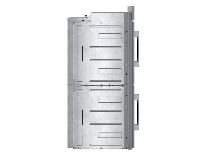 30" Bosch Benchmark  Series Double Wall Oven With Right Swing Door In Stainless Steel - HBLP651RUC