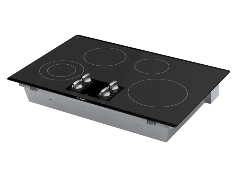 30" Bosch 500 Series Black Frameless Electric Cooktop - NEM5066UC