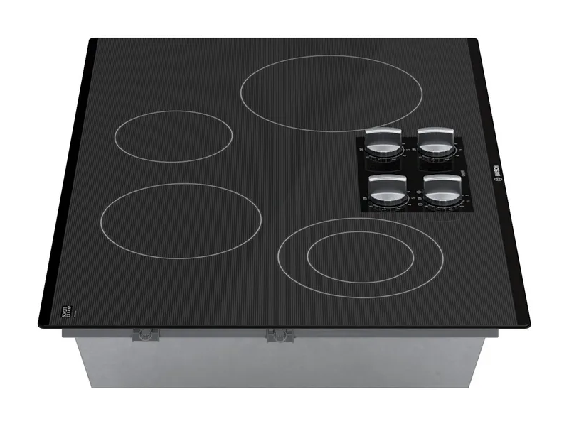 30" Bosch 500 Series Black Frameless Electric Cooktop - NEM5066UC