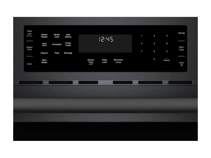 30" Bosch 800 Series Speed Oven Black Stainless Steel - HMC80242UC