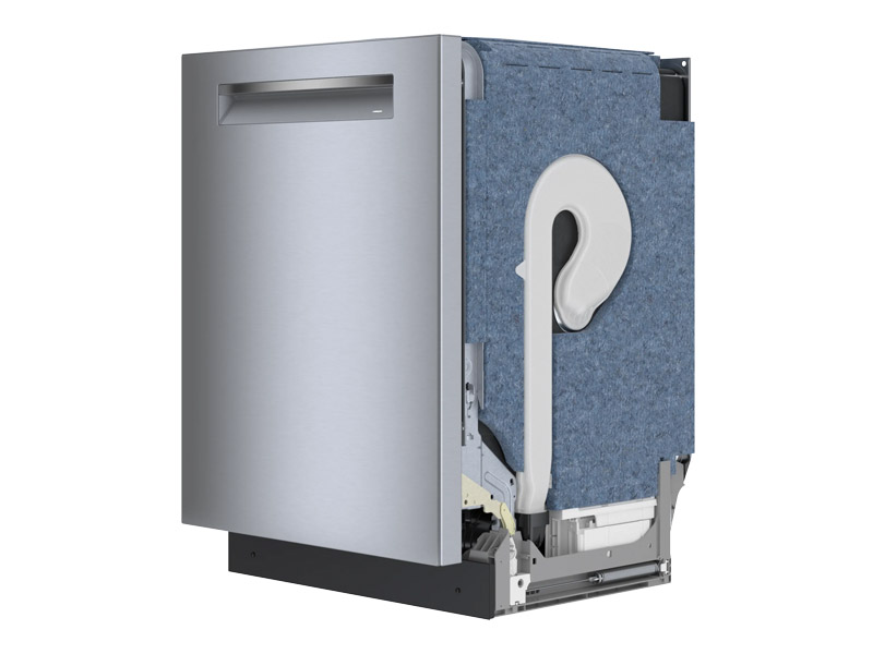 24" Bosch 800 Series 42 dBA Dishwasher with Flexible 3rd Rack in Stainless Steel - SHP78CM5N