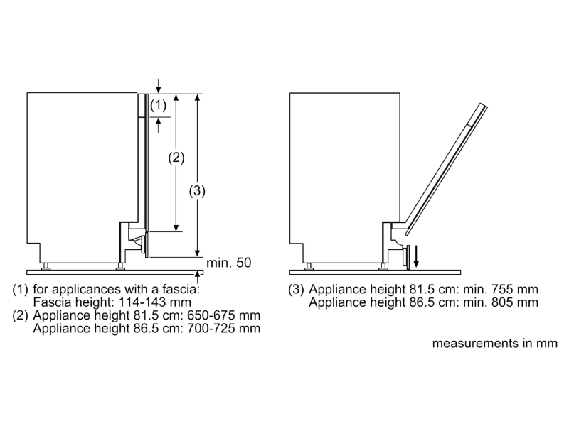 Bosch 4 Inch Hinge For Dishwashers - SMZ5003