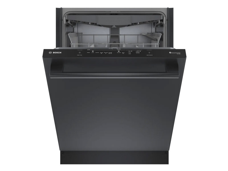24" Bosch 100 Series Bar Handle Premium Dishwasher in Black Stainless Steel - SHX5AEM4N