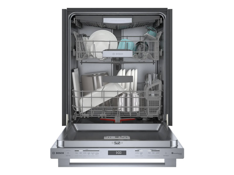 24" Bosch 800 Series Bar Handle 42 dBA Dishwasher in Stainless Steel - SHX78CM5N