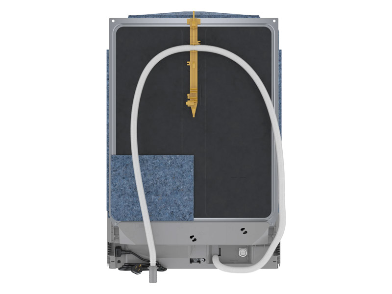 24" Bosch 800 Series 42 dBA Dishwasher with Flexible 3rd Rack in Black Stainless - SHP78CM4N