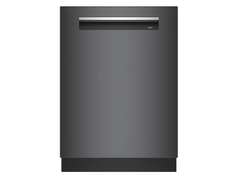 24" Bosch 800 Series 42 dBA Dishwasher with Flexible 3rd Rack in Black Stainless - SHP78CM4N