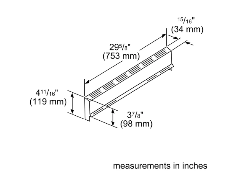 Bosch Low Back Guard Gas and Dual Fuel - HGZBS301