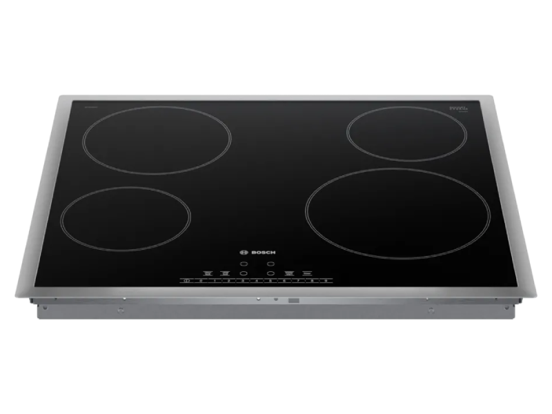 Bosch 6 Serie Electric Cooktop in Black Surface Mount with Frame - NET5469SC