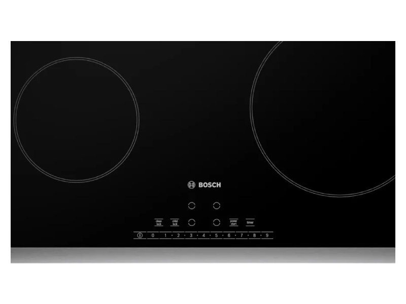 Bosch 6 Serie Electric Cooktop in Black Surface Mount with Frame - NET5469SC
