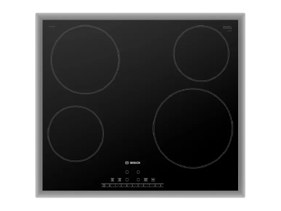 Bosch 6 Serie Electric Cooktop in Black Surface Mount with Frame - NET5469SC