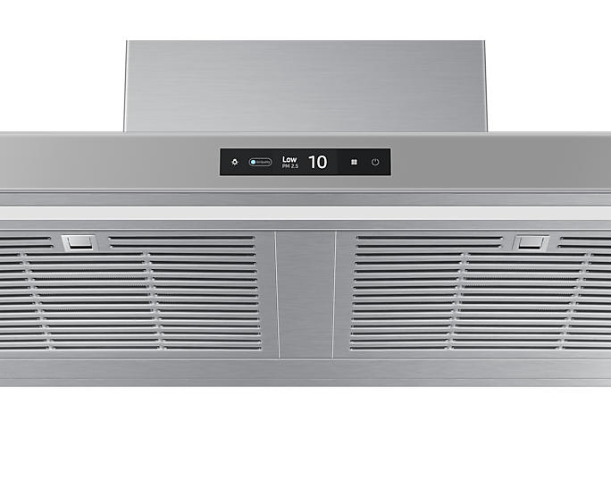 36" Samsung Bespoke 7 Series Chimney Hood with Triple Air Sensor - NK36CB700WCGAA