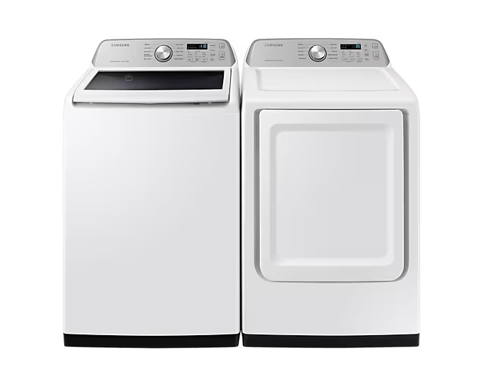 27" Samsung 7.4 Cu. Ft. 3500 Series Smart Electric Top Load Dryer - DVE47CG3500WAC