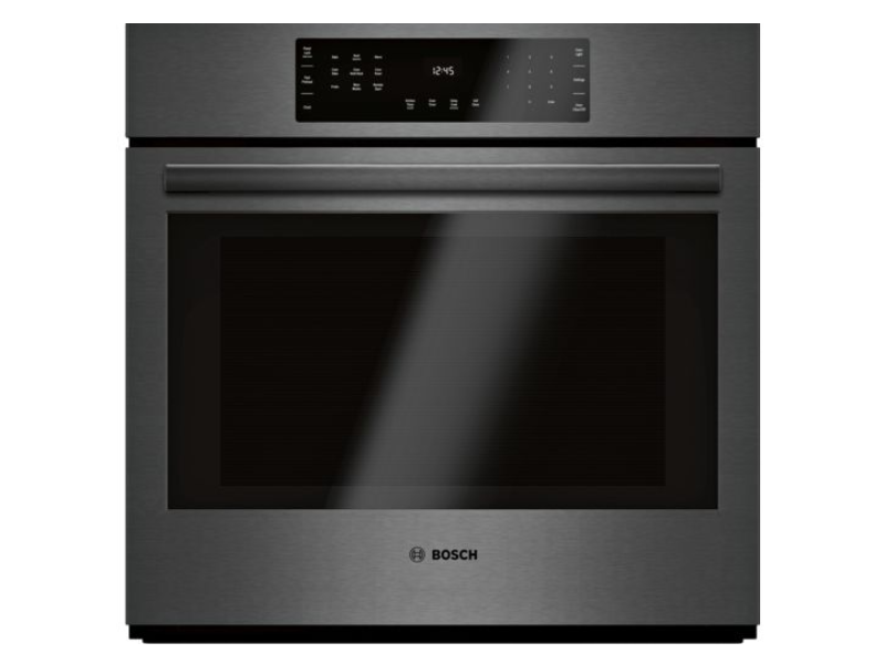 30" Bosch 4.6 Cu. Ft. 800 Series Single Wall Oven In Black Stainless Steel - HBL8443UC