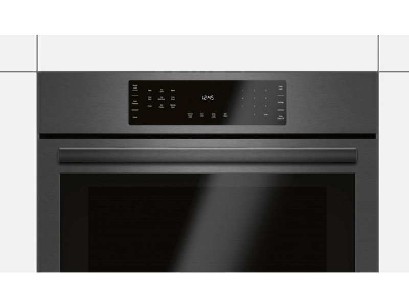 30" Bosch 4.6 Cu. Ft. 800 Series Single Wall Oven In Black Stainless Steel - HBL8443UC