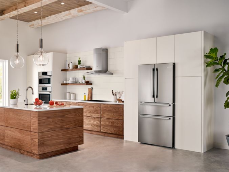 36" Bosch 800 Series French Door Bottom Mount Inox-easyclean - B36CL80SNS