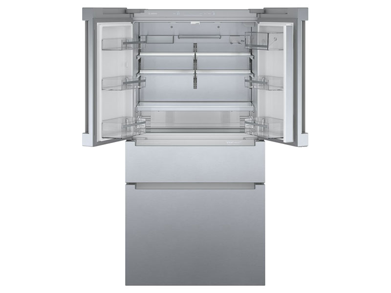 36" Bosch 21 Cu. Ft. 800 Series French Door Bottom Mount Inox-easyclean - B36CL80ENS