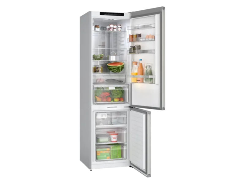 24" Bosch Freestanding 2-Door Bottom Mount Counter Depth Refrigerator with Ice Maker - B24CB80ESS