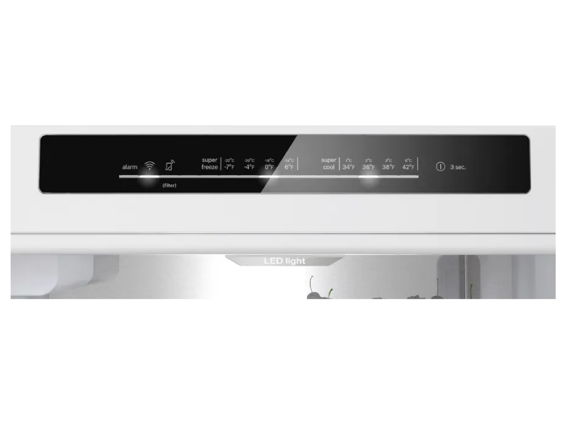 24" Bosch Freestanding 2-Door Bottom Mount Counter Depth Refrigerator with Ice Maker - B24CB80ESS