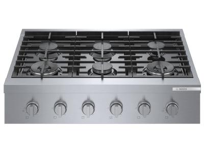 36" Bosch Gas Rangetop With 6 Burners - RGM8658UC