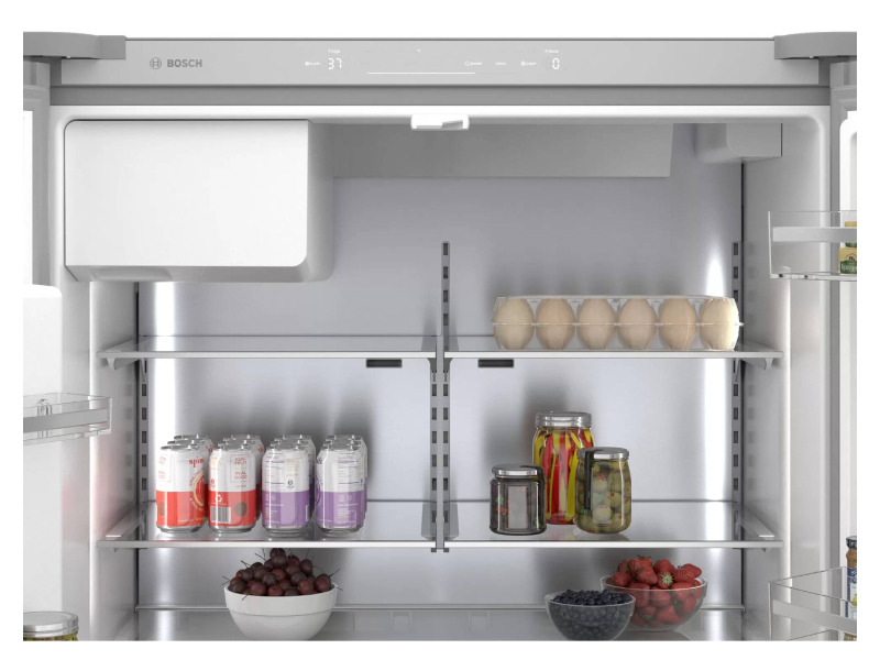 36" Bosch 20.8 Cu. Ft. French Door Refrigerator Thru Door Ice Dispenser - B36CD50SNS