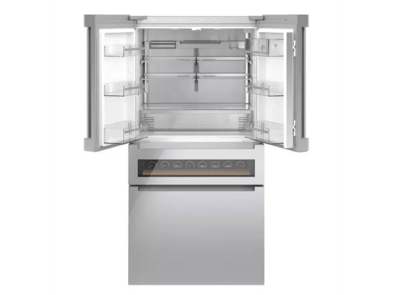 36" Bosch French Door Refrigerator Freezer Located Ice Dispenser - B36CL81ENG