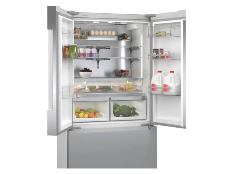 36" Bosch French Door Refrigerator with Counter Depth Interior Water Dispenser - B36CT81ENS