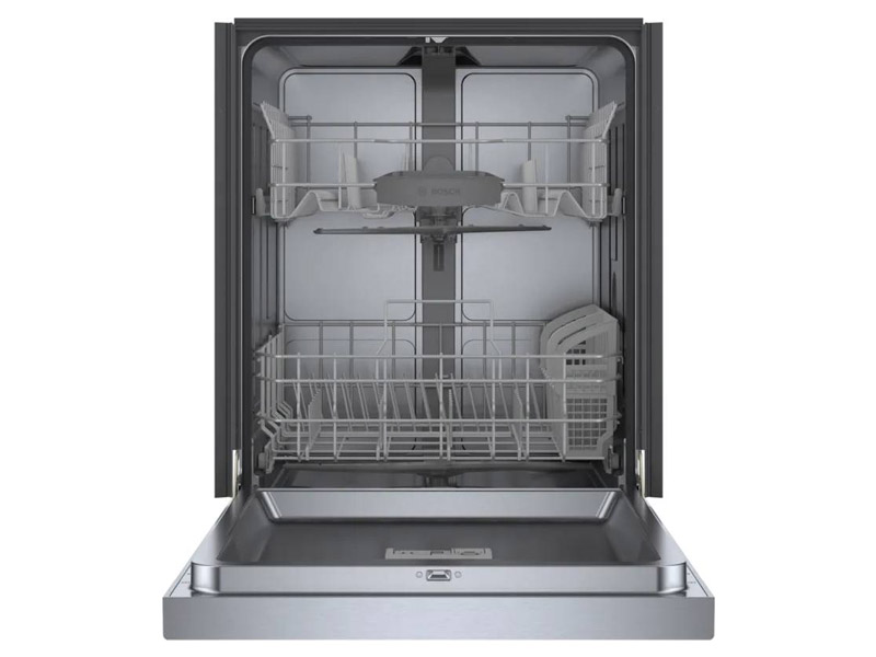 24" Bosch 300 Series Recessed Handle Dishwasher - SHE41CM5N