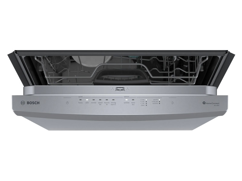 24" Bosch 300 Series 46 dBA Dishwasher in Stainless Steel - SHS53C75N