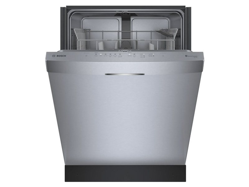 24" Bosch 300 Series 46 dBA Dishwasher in Stainless Steel - SHS53C75N
