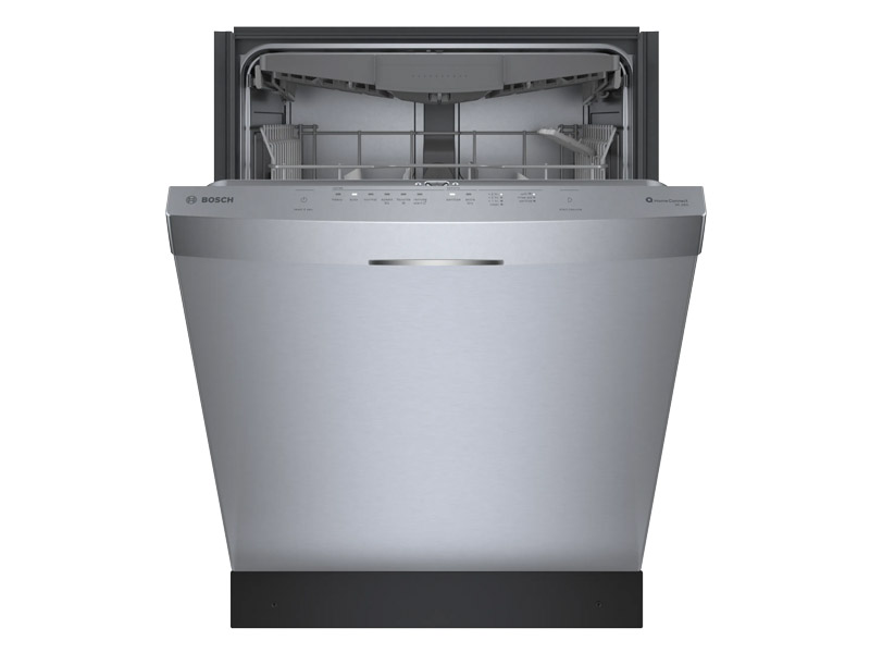 24" Bosch 300 Series 46 dBA Dishwasher with Standard 3rd Rack in Stainless Steel - SHS53CD5N