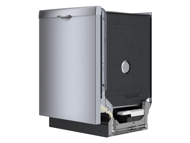 24" Bosch 300 Series 46 dBA Dishwasher with Standard 3rd Rack in Stainless Steel - SHS53CD5N