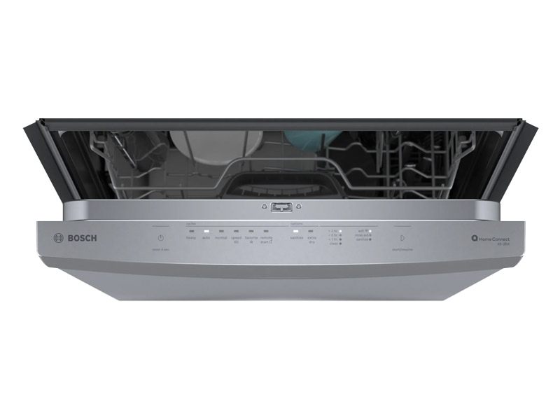 24" Bosch 300 Series 46 dBA Dishwasher with Standard 3rd Rack in Stainless Steel - SHS53CD5N