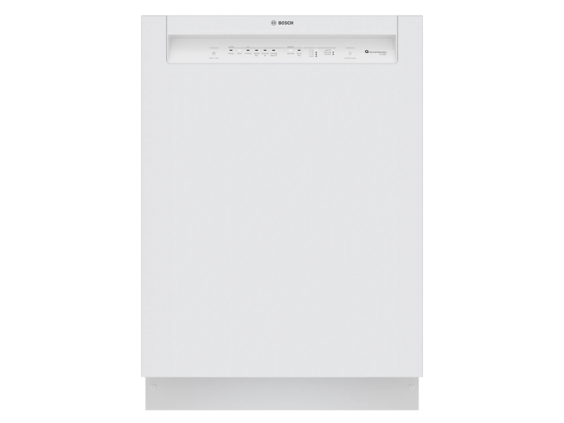 24" Bosch 100 Series 50 dBA Dishwasher in White - SHE3AEM2N