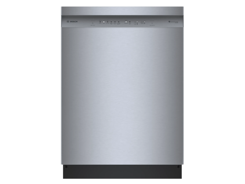 24" Bosch 100 Series 46 dBA Dishwasher in Stainless Steel - SHE5AE75N