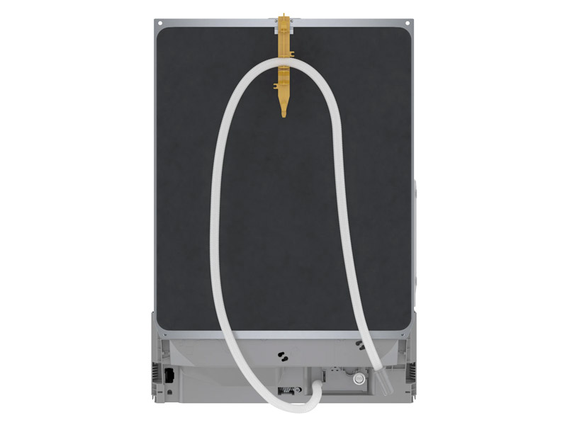 24" Bosch 300 Series 46 dBA Dishwasher with Standard 3rd Rack in White - SHE53C82N