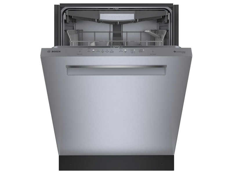 24" Bosch 500 Series 44 dBA Dishwasher with Flexible 3rd Rack in Stainless Steel - SHP65CM5N