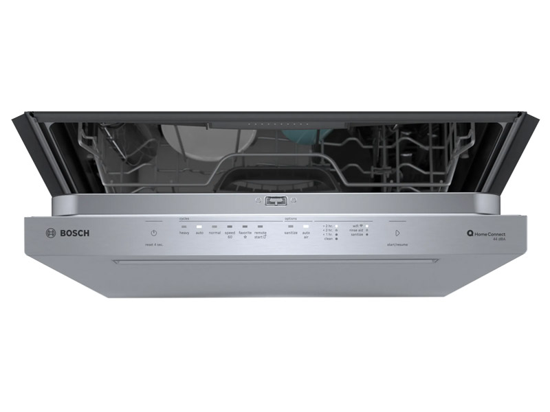 24" Bosch 500 Series 44 dBA Dishwasher with Flexible 3rd Rack in Stainless Steel - SHP65CM5N