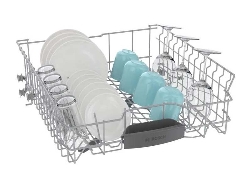 24" Bosch 300 Series Dishwasher in White - SHE41CM2N