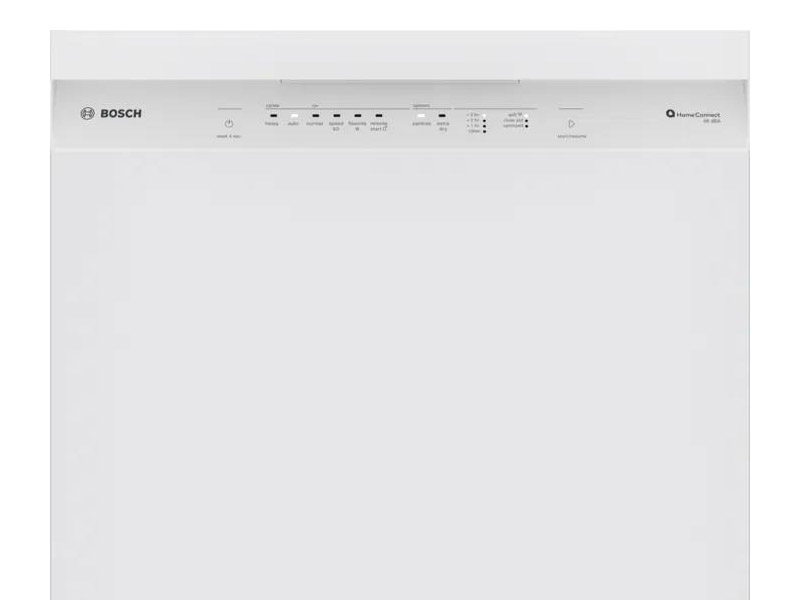 24" Bosch 300 Series Dishwasher in White - SHE41CM2N