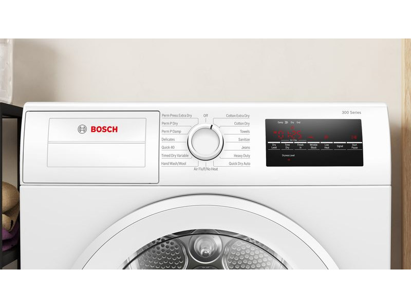 24" Bosch 300 Series Compact Electric Condensation Dryer - WPA12100UC