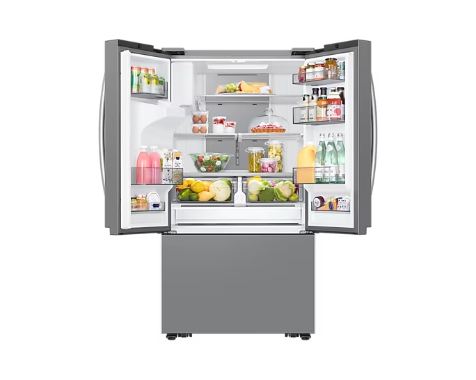 36" Samsung 25 Cu. Ft. French 3 Door Counter Depth Refrigerator - RF27CG5900SRAC