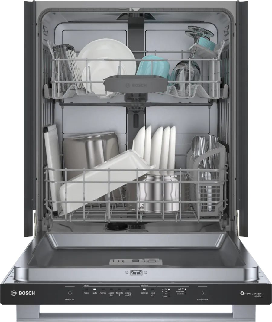 24" Bosch 48 dBA Built In Dishwasher in Stainless Steel - SHX4AEF5N