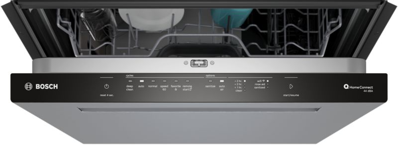 24" Bosch 500 Series Built-in Dishwasher Stainless Steel Anti-fingerprint - SHP65DM5N