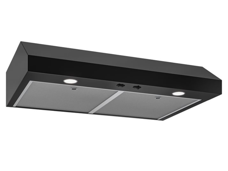 30" Broan Under Cabinet Range Hood in Black - GLA1303BL