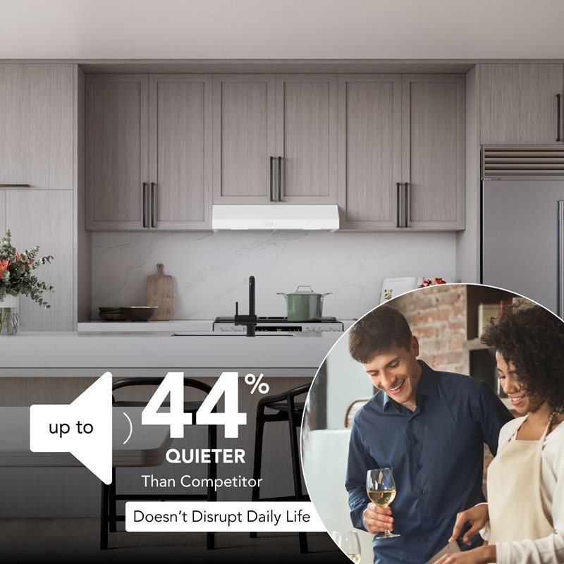 30" Broan Under Cabinet Range Hood in White - GLA2303WW