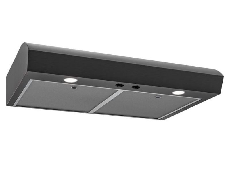 30" Broan Under Cabinet Range Hood in Black Stainless Steel - MTR1303BLS