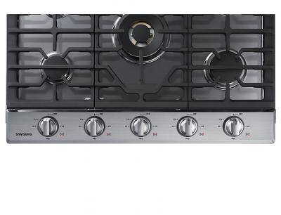 30" Samsung Gas Cooktop With 22K BTU Dual Power Burner - NA30N7755TS