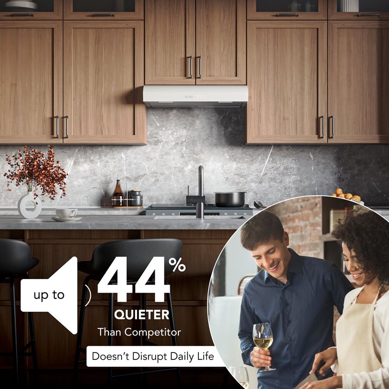 30" Broan Under Cabinet Range Hood in White - MTR2303WW