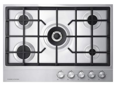30" Fisher & paykel Gas on Steel Cooktop With 5 Burner - CG305DNGX1N